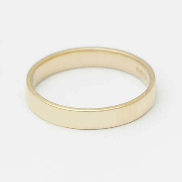 3.5mm Henchey Band Flat in Gold