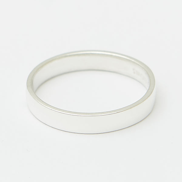 3.5mm Henchey Band Flat in Sterling Silver