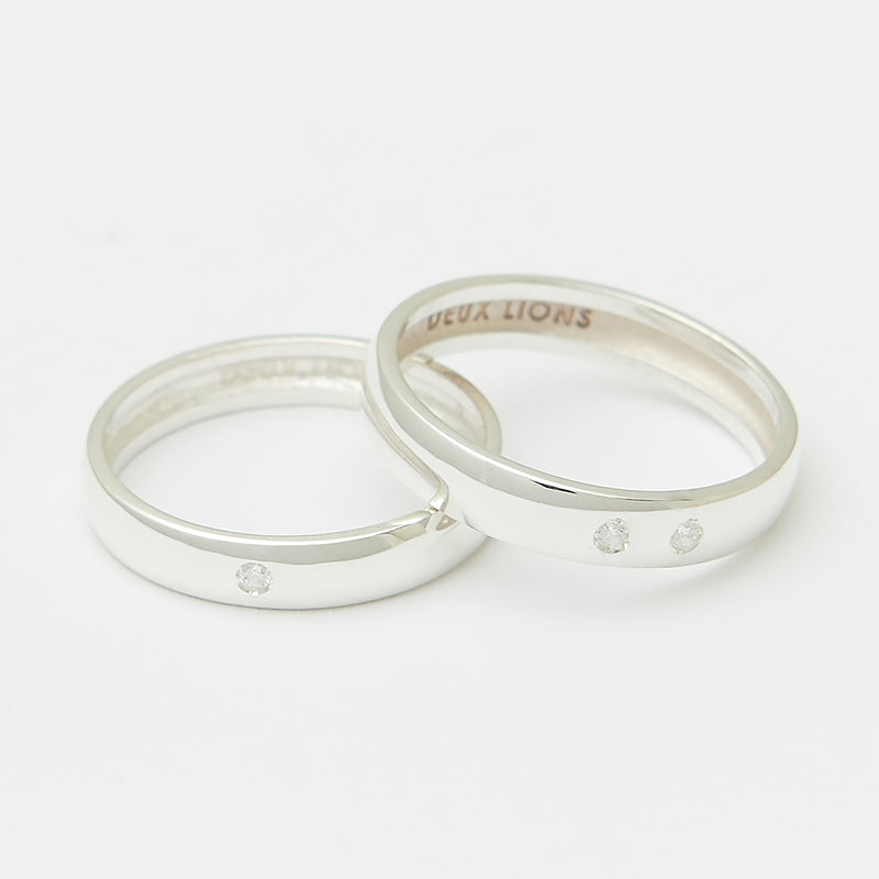 4mm Henchey Band Bombé in Sterling Silver