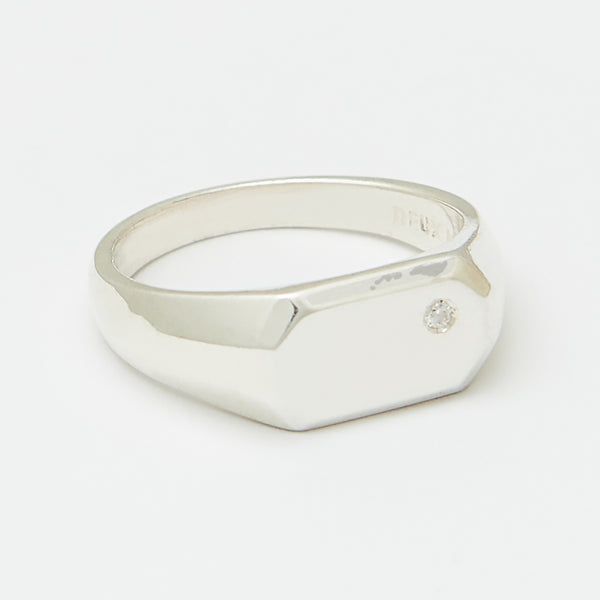 Emmet Signet Ring in Silver