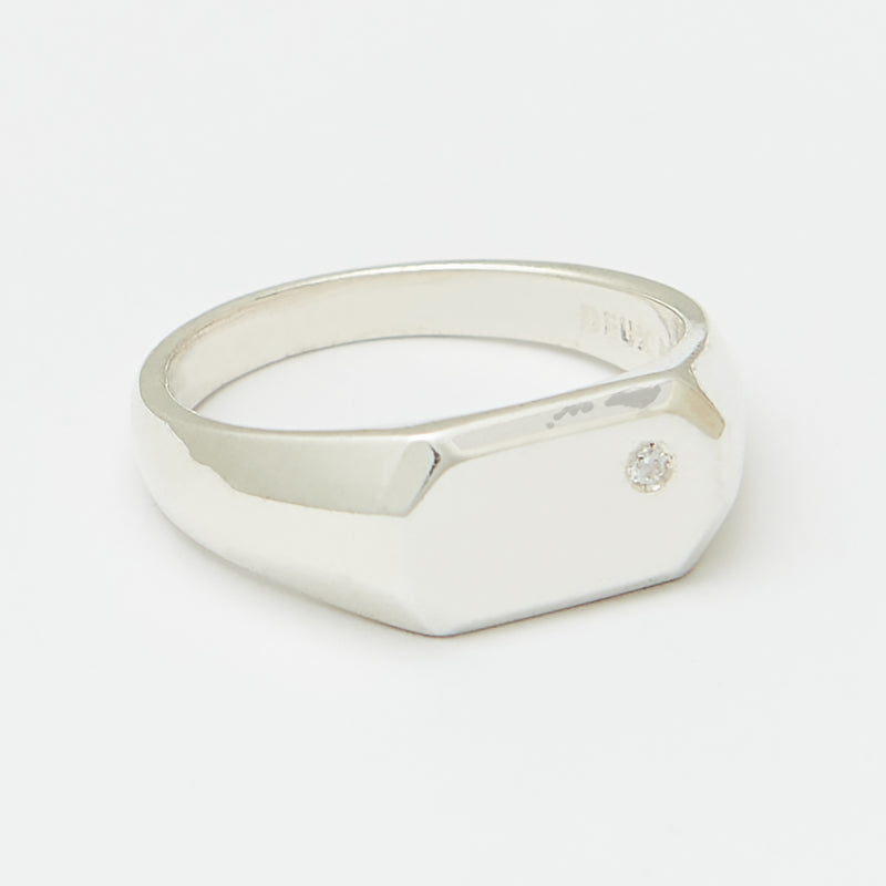 Emmet Signet Ring in Silver