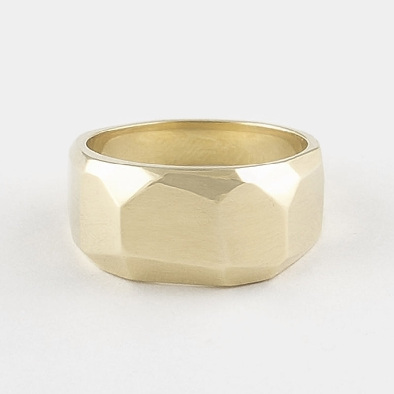 Big Stack Ring in Gold