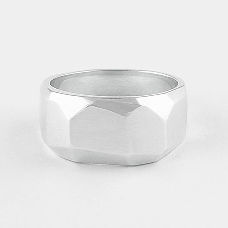 Big Stack Ring in Silver
