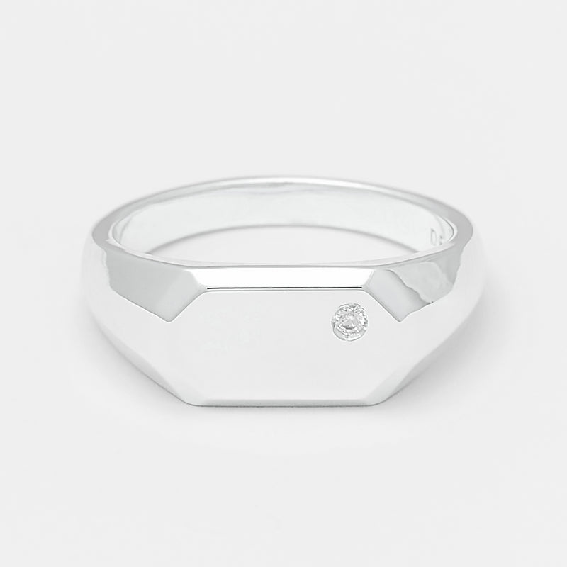 Emmet Signet Ring in Silver