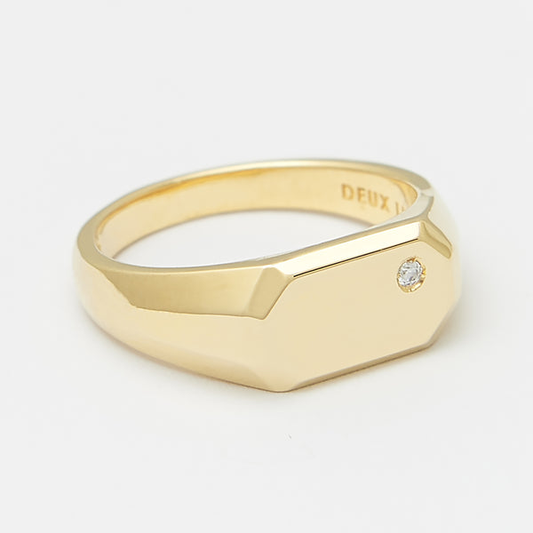 Emmet Signet Ring in Gold