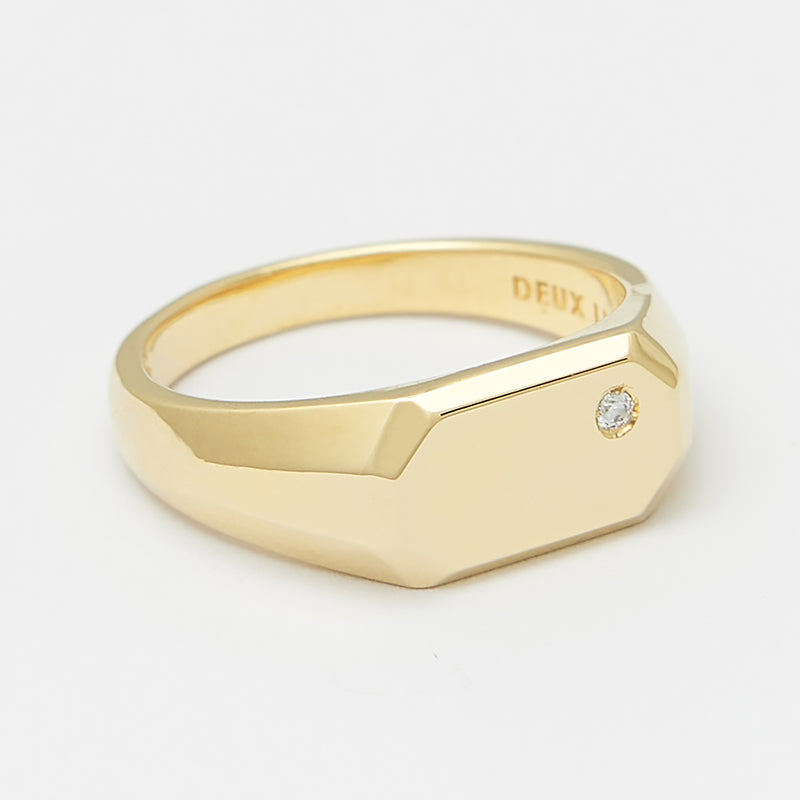 Emmet Signet Ring in Gold