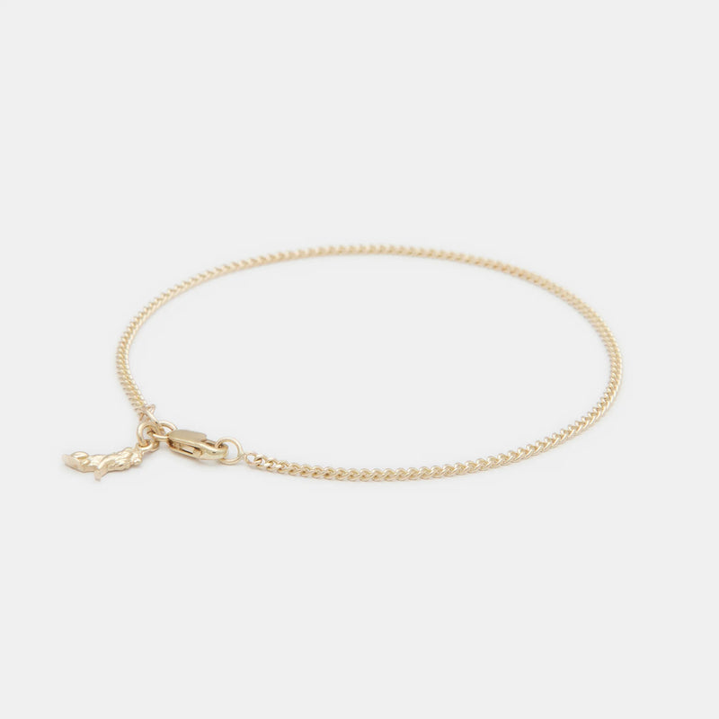 Baby Cuban Bracelet in Gold for her