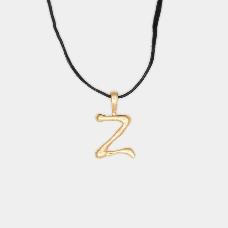 L'alphabet Corde Necklace in Gold