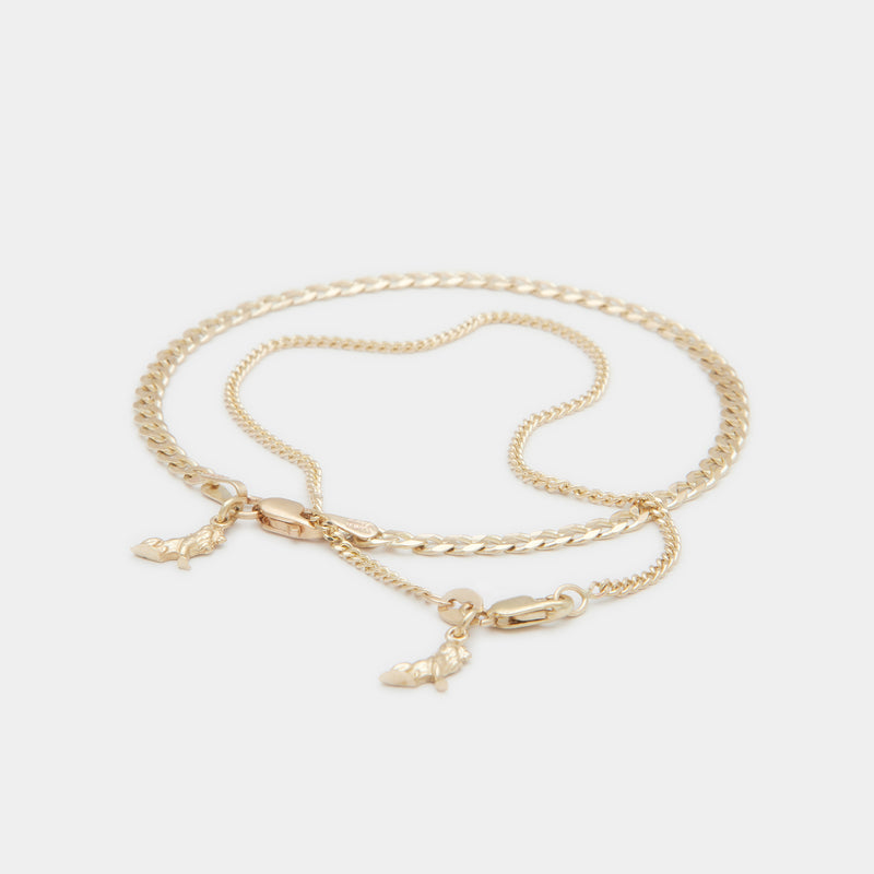 Wild Stack Cuban Bracelets in Gold for Him