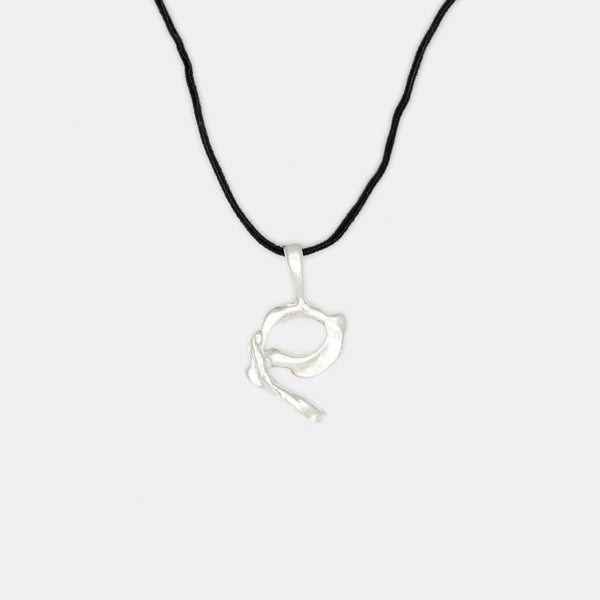 L'alphabet Corde Necklace in Silver