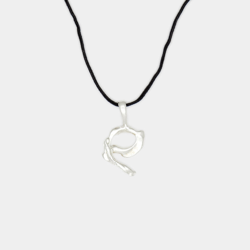 L'alphabet Corde Necklace in Silver