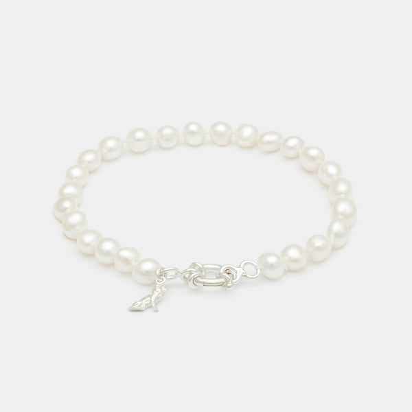 Louis Pearl Bracelet in Silver