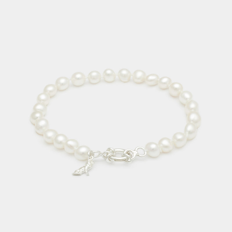 Louis Pearl Bracelet in Silver