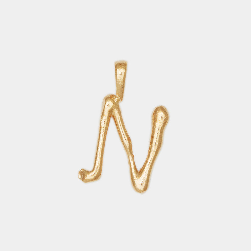 L'alphabet Necklace in Gold