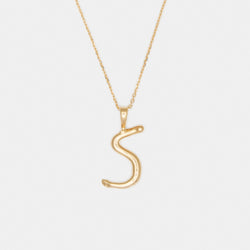 L'alphabet Necklace in Gold