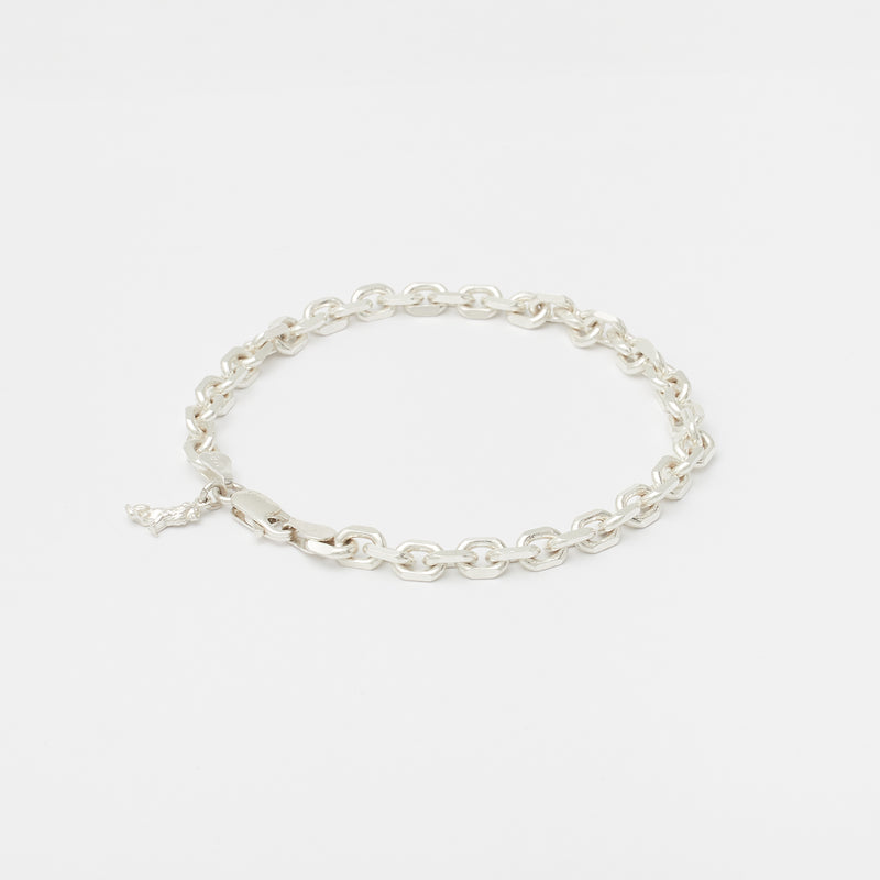 Medusa Necklace & Diamond Cut Bracelet Duo in Sterling Silver