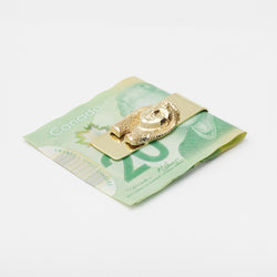 Cléo Money Clip in Brass