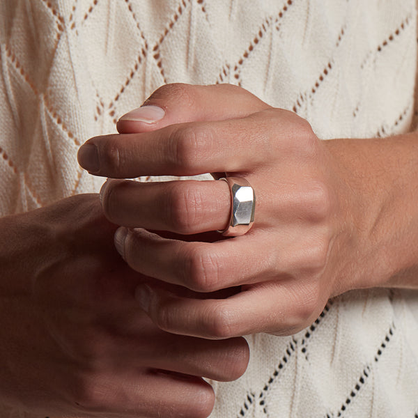 Big Stack Ring in Sterling Silver