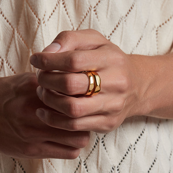 Wild Stack Rings in Gold