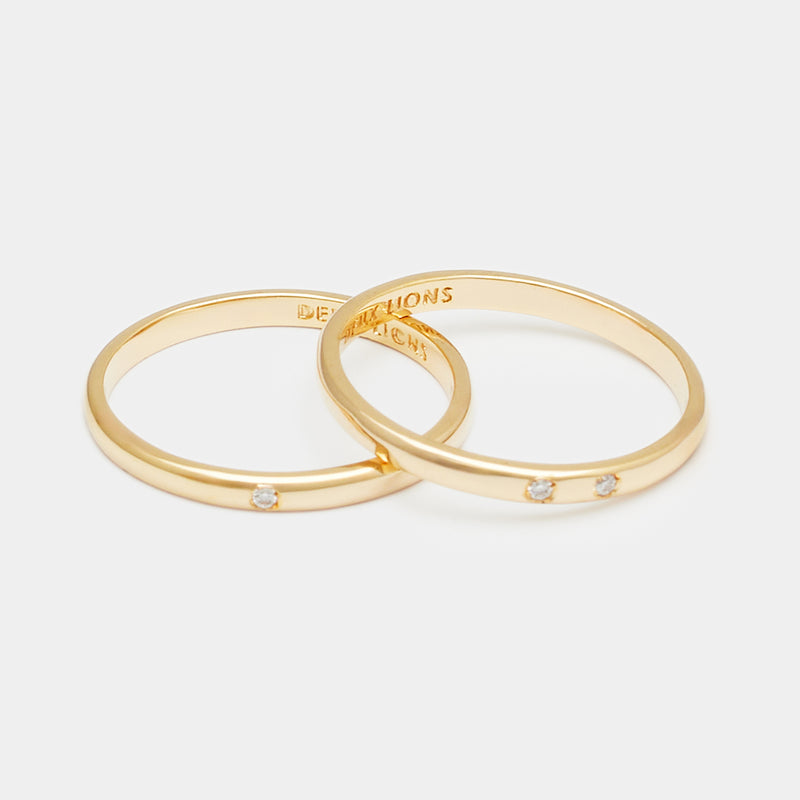 2mm Henchey Band Flat in Gold