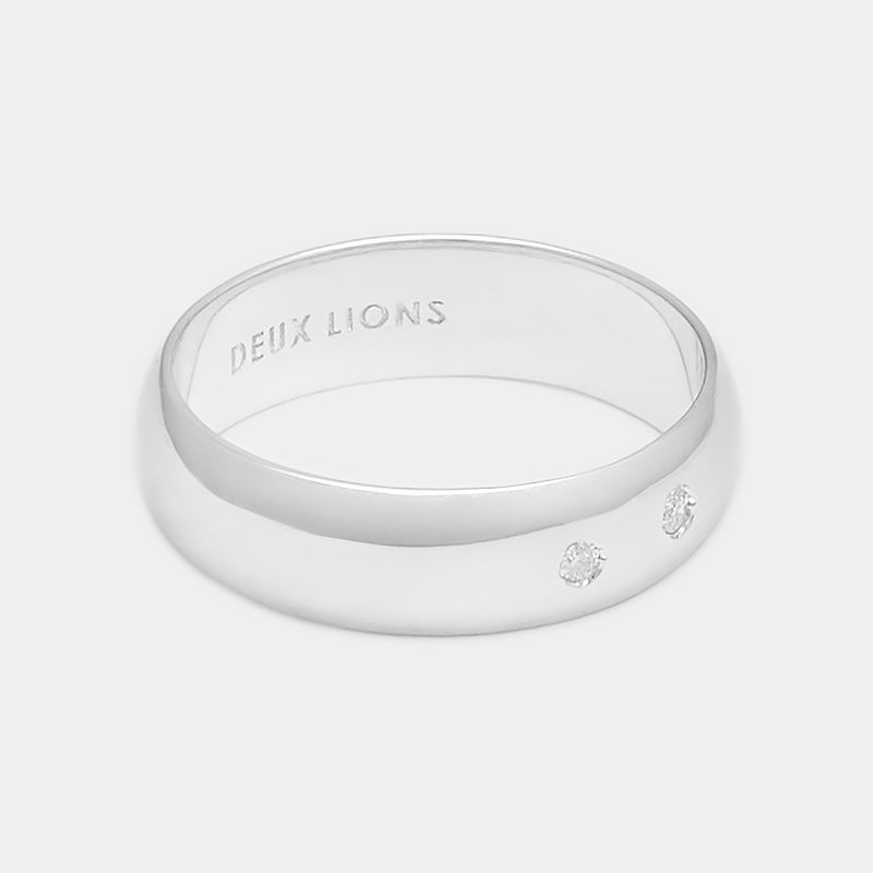 5mm Vintage Bombé Henchey Band in Silver