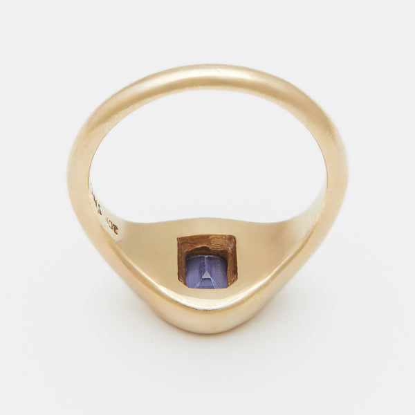 Evan Birthstone Stack Rings in Gold