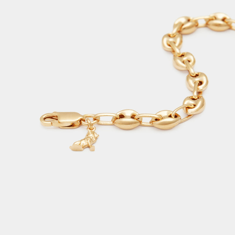 Petit Port Link Chain in Gold
