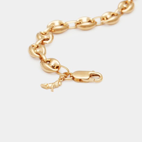 Port Link Bracelet in Gold