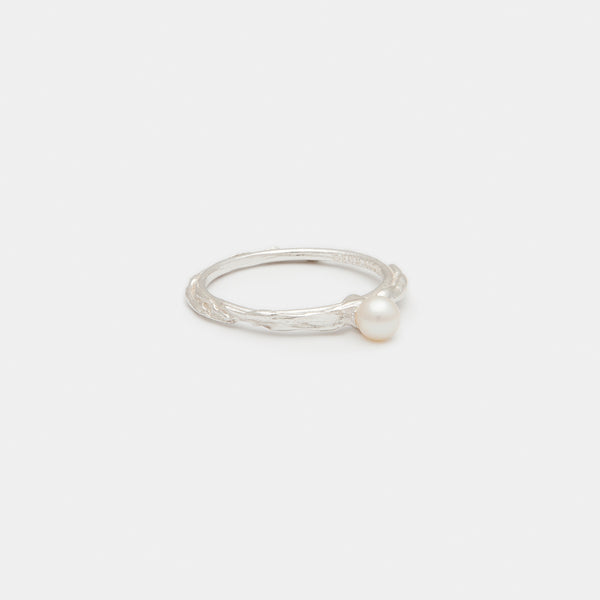 Terra Pearl Ring in Silver