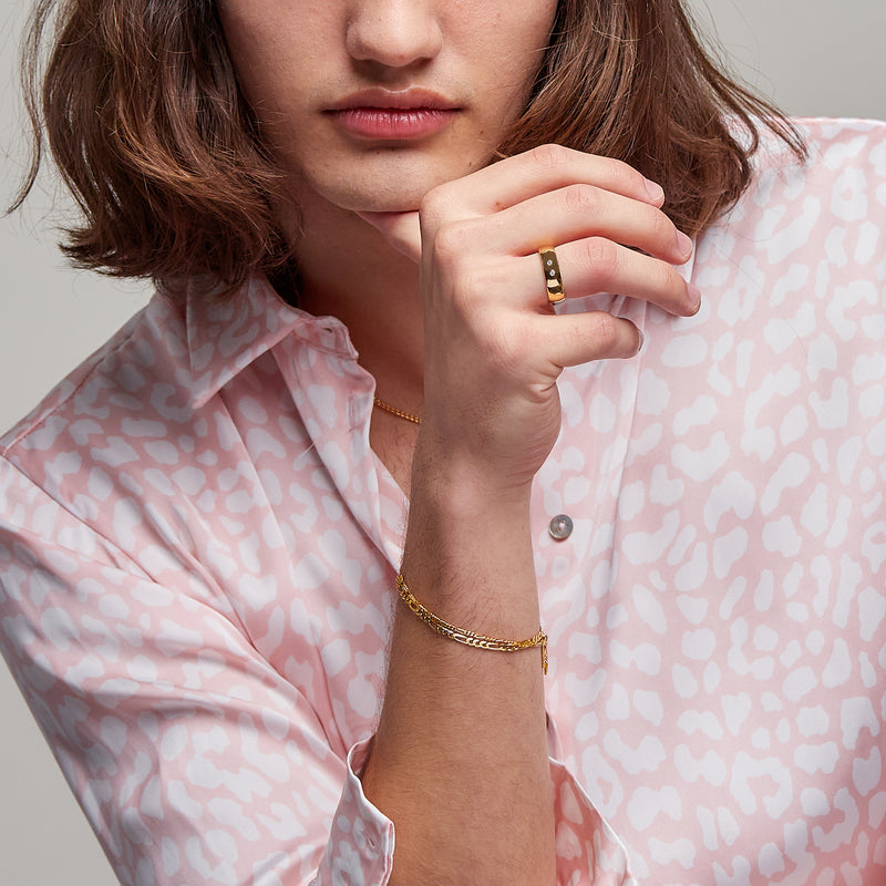 6mm Vintage Bombé Henchey Band in Gold