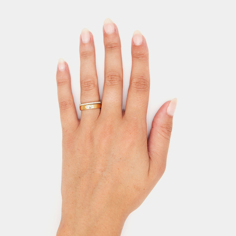 3.5mm Henchey Band Flat in Gold