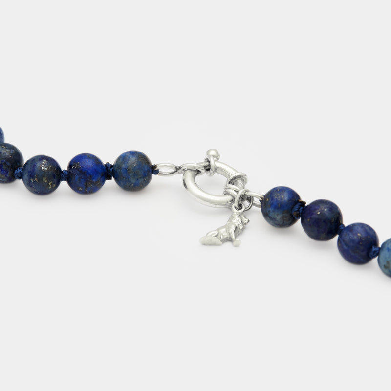 Petit Luca Lapis Necklace in Silver