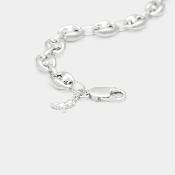 Port Link Bracelet in Silver