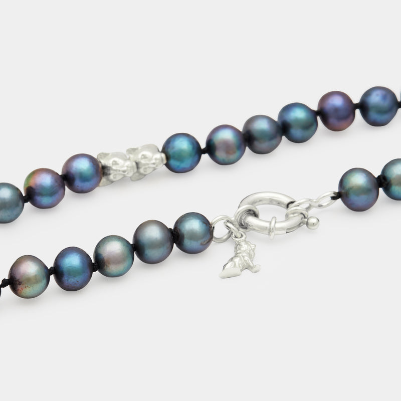 Petit Benjamin Pearl Necklace in Silver