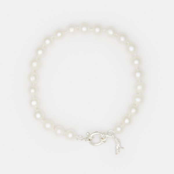 Louis Pearl Bracelet in Silver