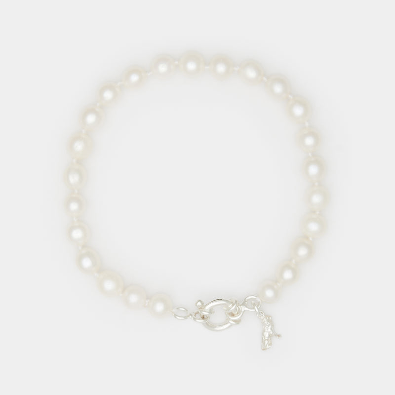 Louis Pearl Bracelet in Silver