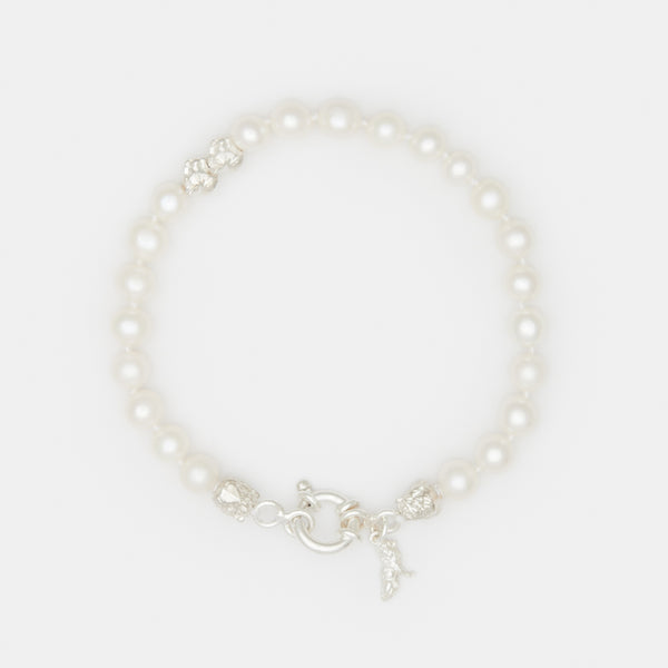 Louis III Pearl Bracelet in Silver