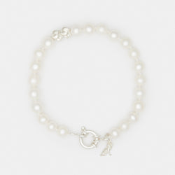 Louis II Pearl Bracelet in Silver