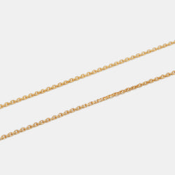 Dainty Diamond Cut Chain in Gold
