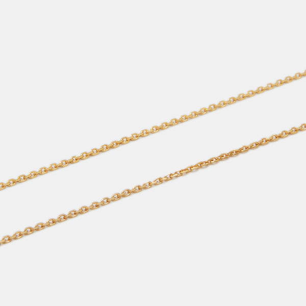 Dainty Diamond Cut Chain in Gold