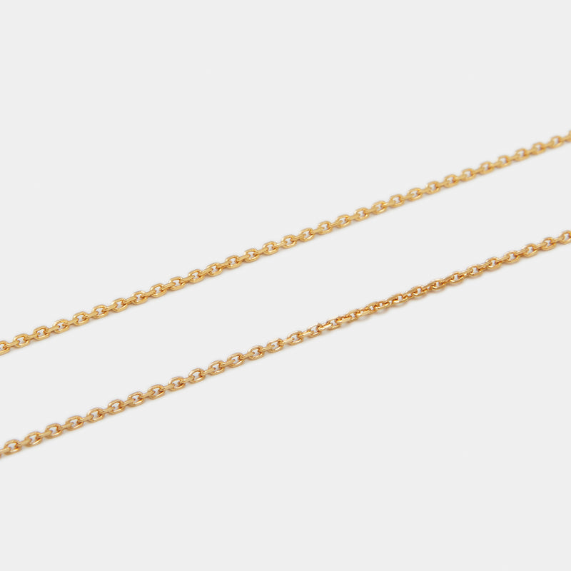 Dainty Diamond Cut Chain in Gold
