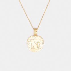 Cléo Lioness Necklace in Gold