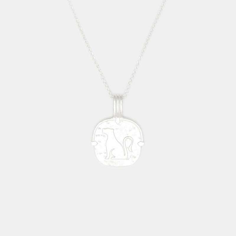 Cléo Lioness Necklace in Silver