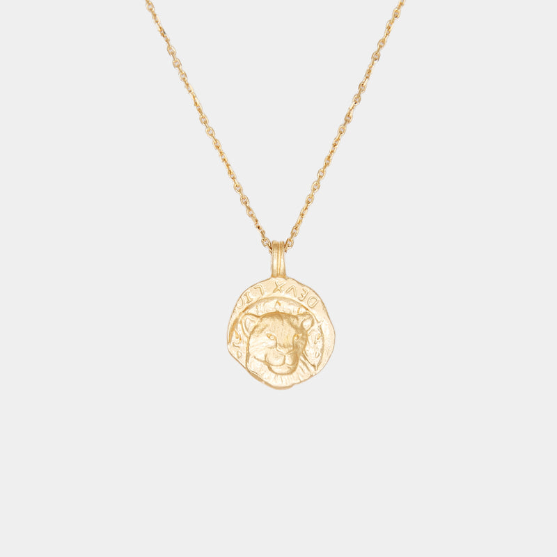 Medusa Necklace in Gold