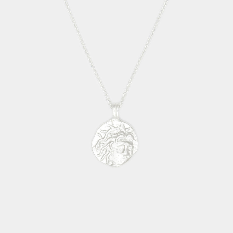 Medusa Necklace in Silver