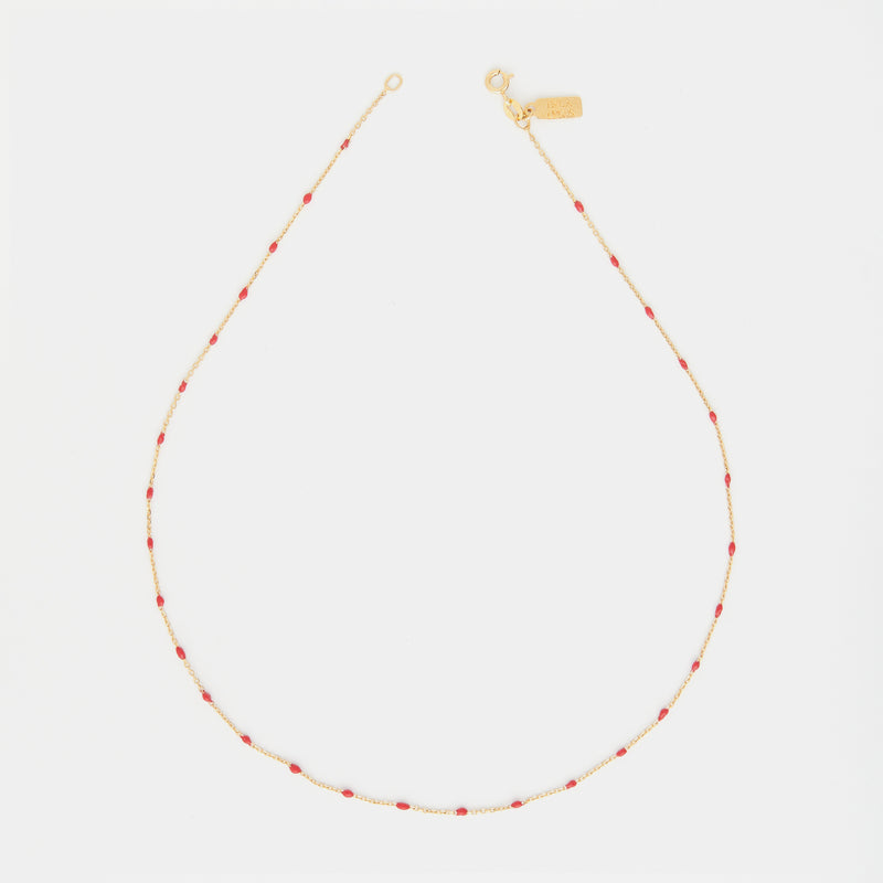 Condesa Necklace in Red