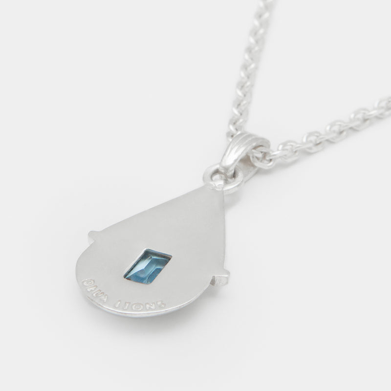 Villa Birthstone Necklace in Silver