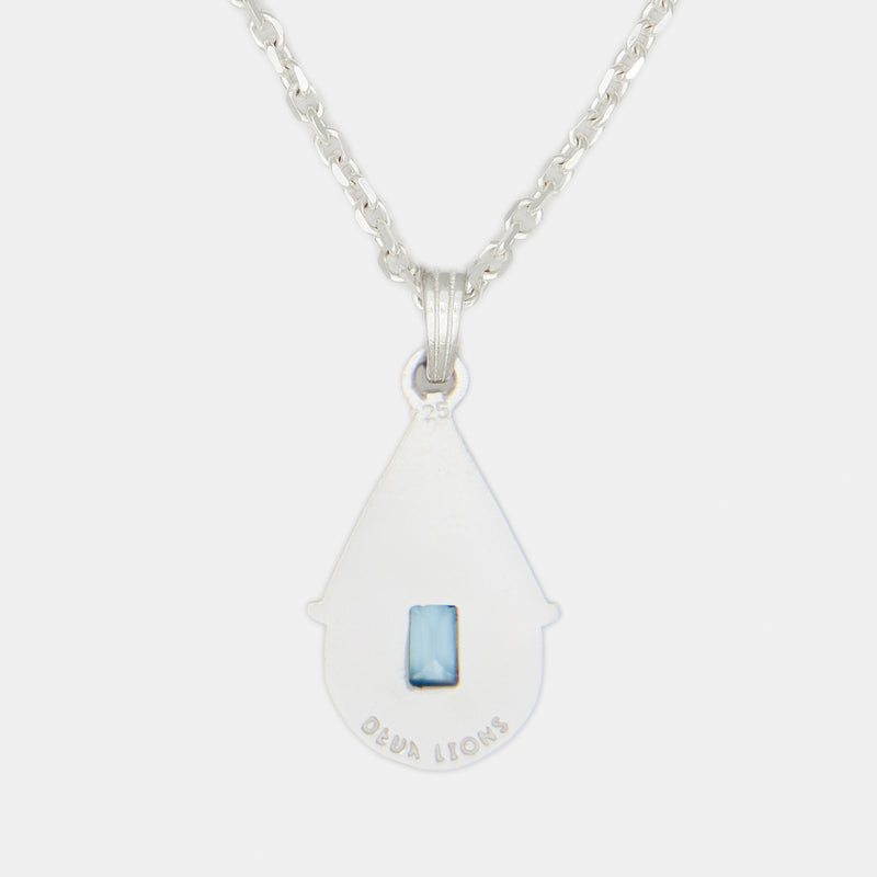 Villa Birthstone Necklace in Silver