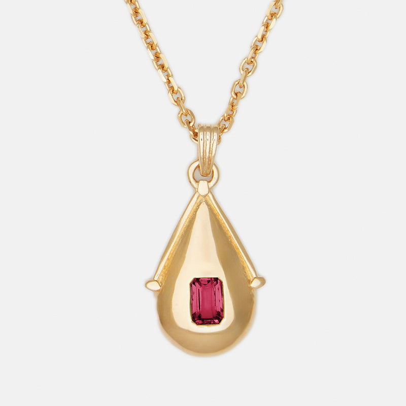 Villa Birthstone Necklace in Gold