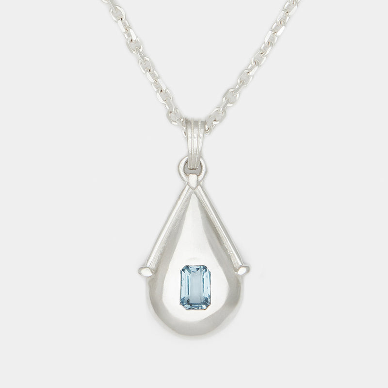 Villa Birthstone Necklace in Silver